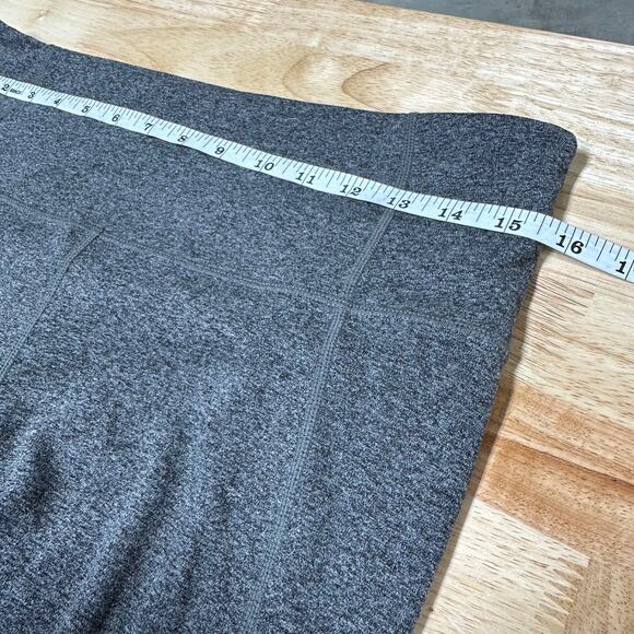 Athleta Powervita Straight Leg Pant Size L Gray EUC Wicking Yoga Athleisure - Picture 7 of 9